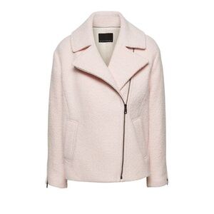 Banana Republic wool cocoon moto jacket, NWT